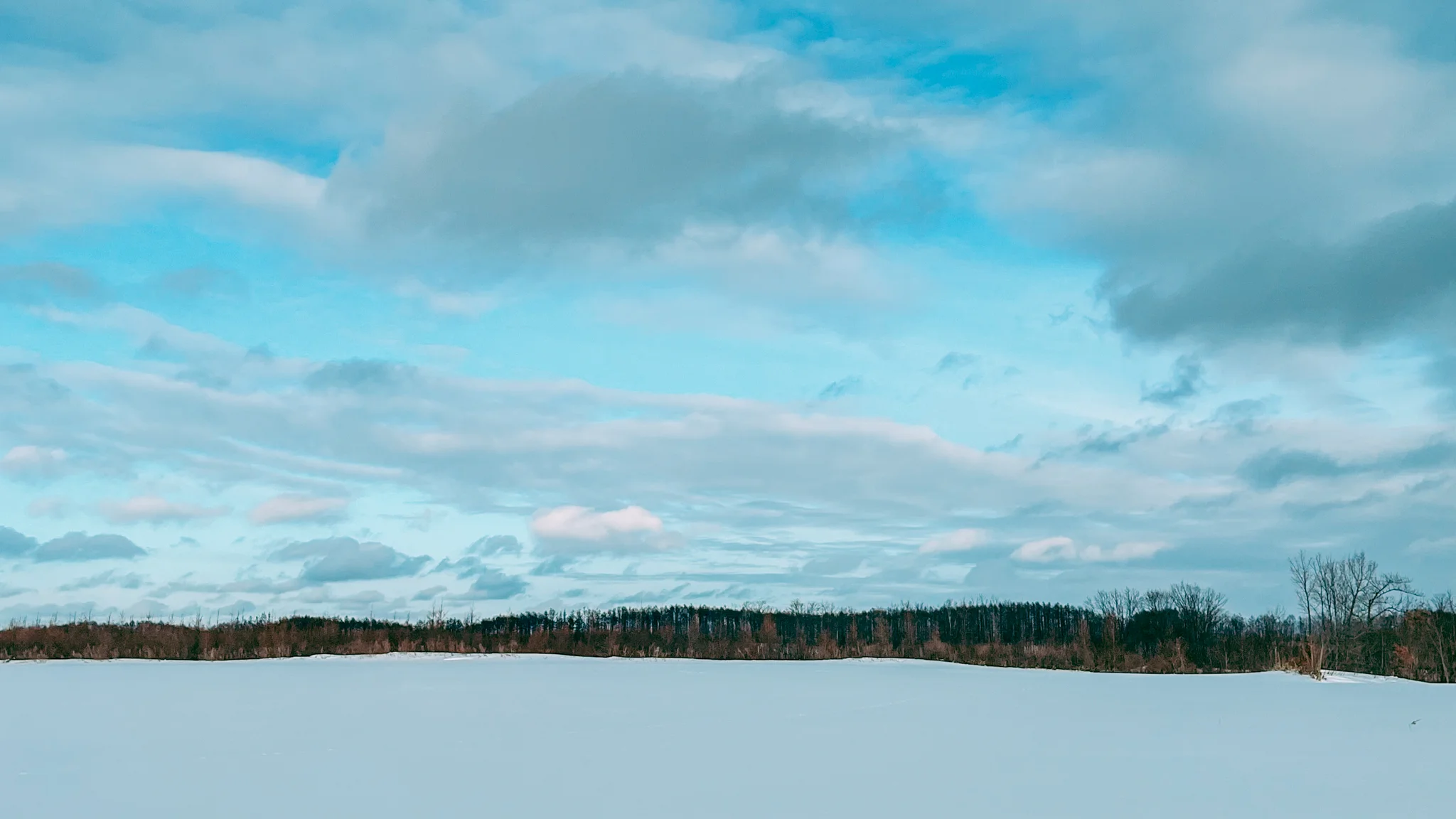 北海道の冬景色
