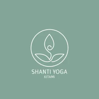 SHANTI YOGA KITAMIのLogo（Green）